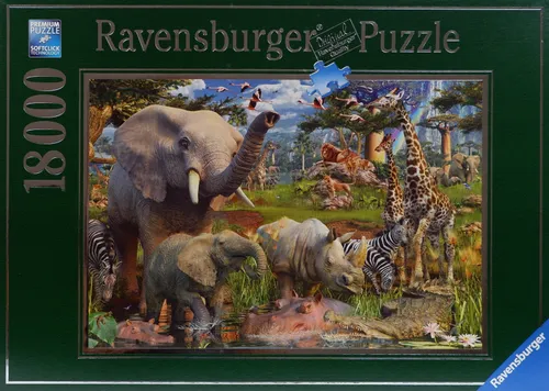 Ravensburger 18000 Teile Puzzle | An der Wasserstelle