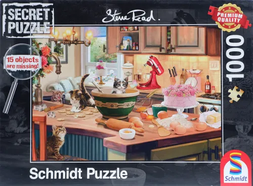 Schmidt 1000 Teile Puzzle | Steve Read: Secret Puzzles - Am Küchentisch