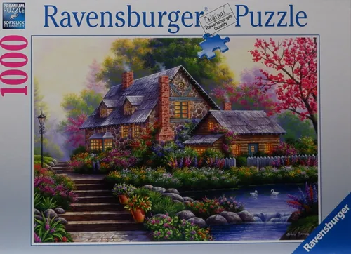 Ravensburger 1000 Teile Puzzle | Romantisches Cottage