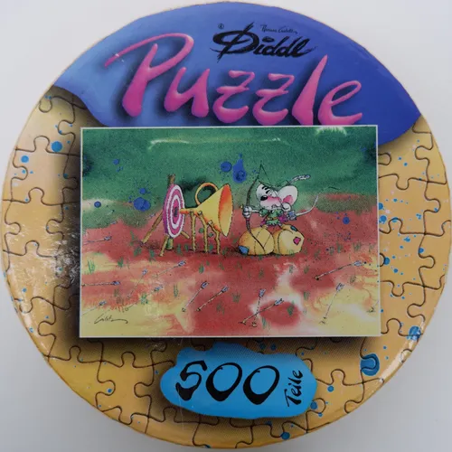 Diddl 500 Teile Puzzle | Diddl als Robin Hood