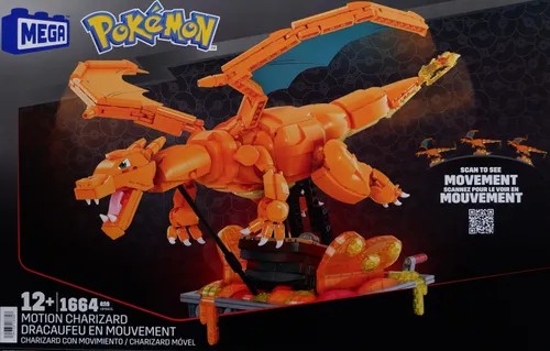 Mattel Mega Contrux-Glurak | HMW05 | 1664 Teile
