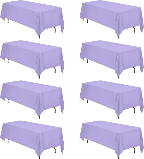 Lavender 8ft rectangle LD