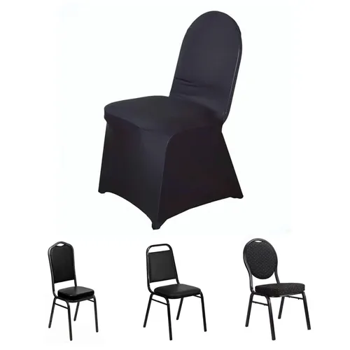 chair cover black