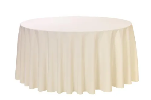 Round Ivory Linen 120'