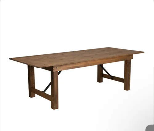 wooden rectangle table