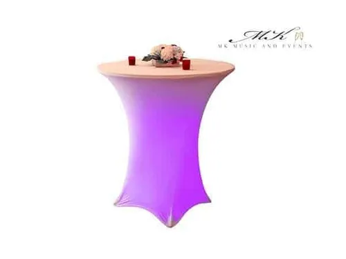LED Cocktail tables w/spandes
