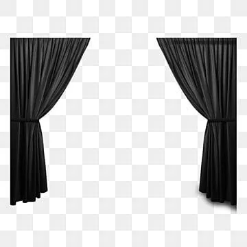8 ft Black Drapes