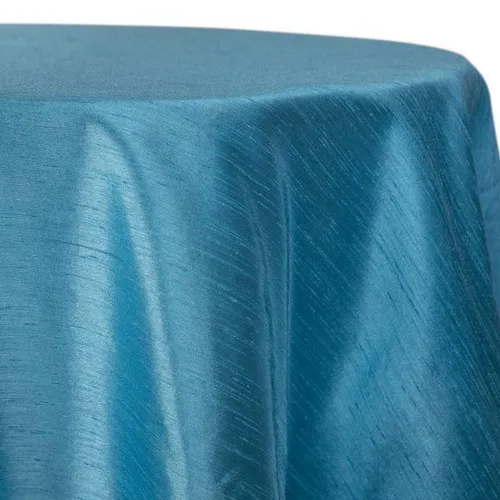 Rectangle Teal Shantung 6ft Picnic