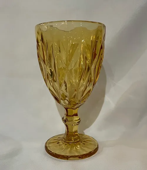 Yellow vintage Goblets