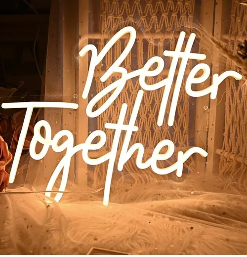Better together sign