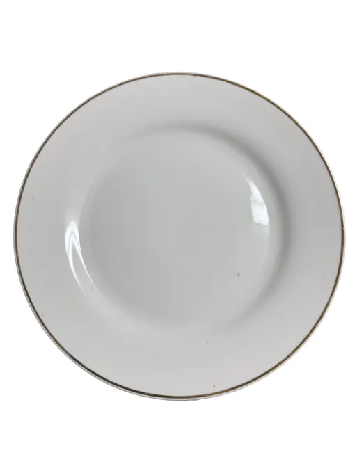 Gold Rim Dinner Plate
