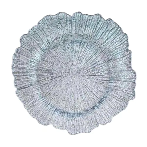 Silver Star Charger plate