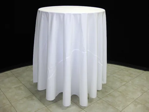 cocktail table w/linen