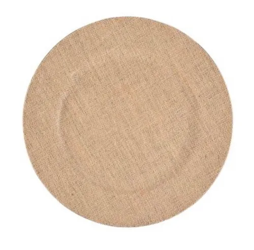 Burlap Charger