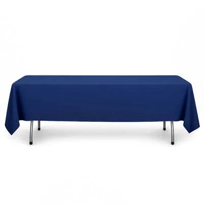 rectangle navy linen