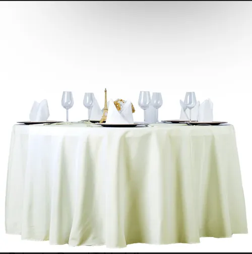 Underlay Ivory Round Linen