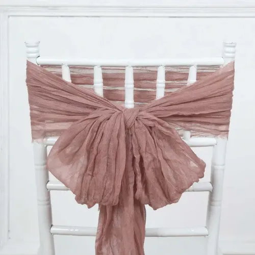 dusty rose cheesclothe