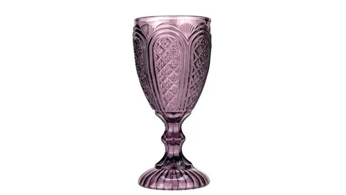 purple water goblet