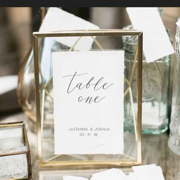 Table Numbers & Frames collection image