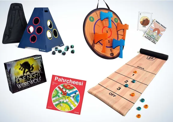 Camping games collection image