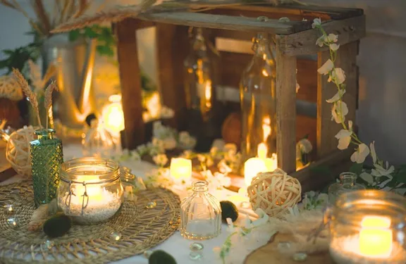 Table decor champêtre package collection image