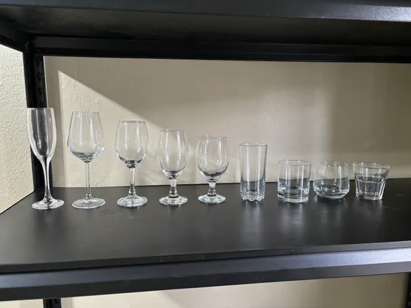 Glassware collection image