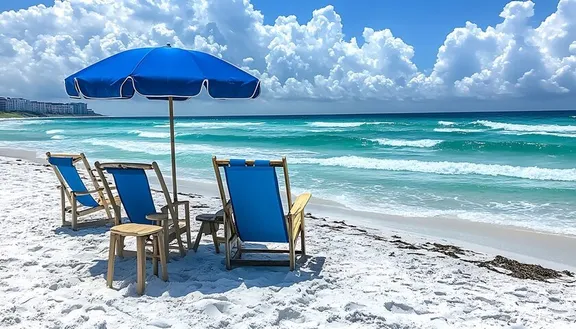 ⛱️Two Chairs, One Umbrella, Endless Relaxation collection image