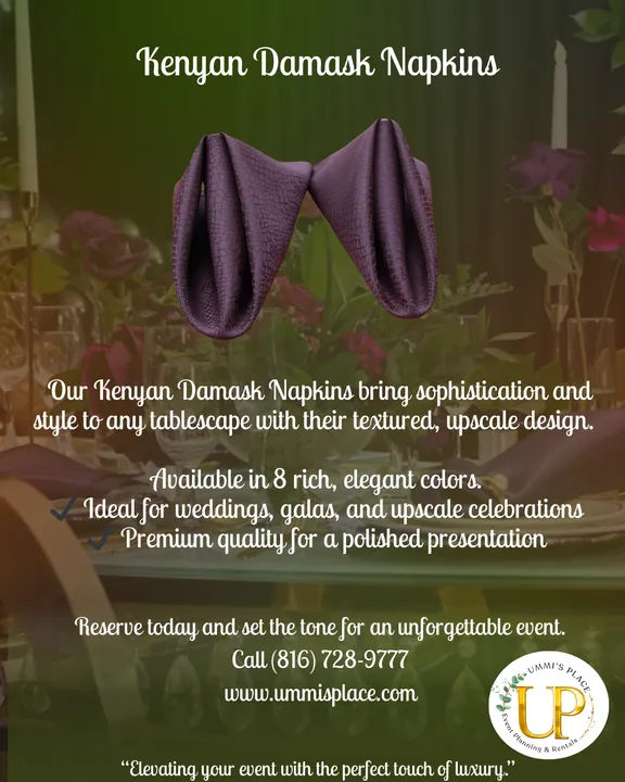 Kenyan Damask Napkins collection image