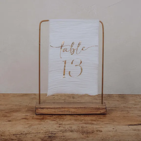 numéro de table collection image