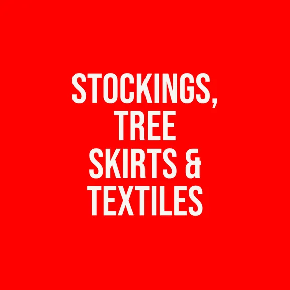 Stockings, Tree Skirts & Textiles collection image