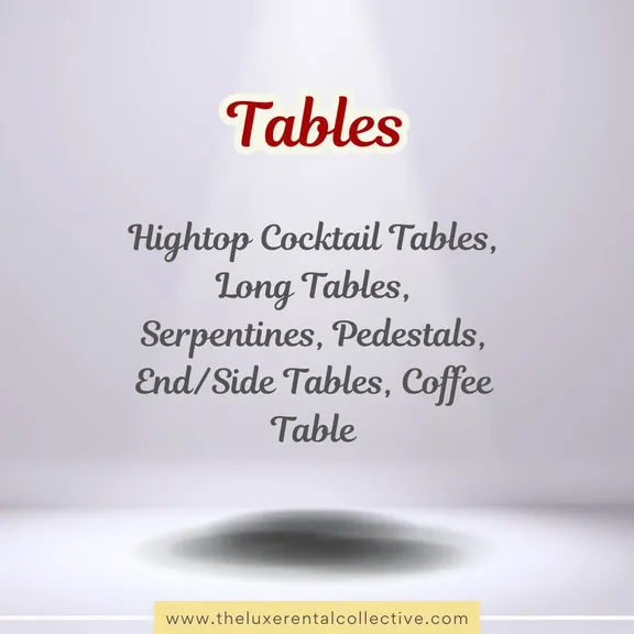 Tables collection image