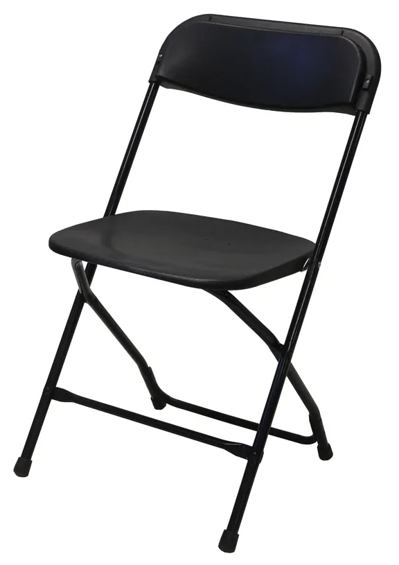 BLACK PLASTIC FOLDING CHAIRS collection image