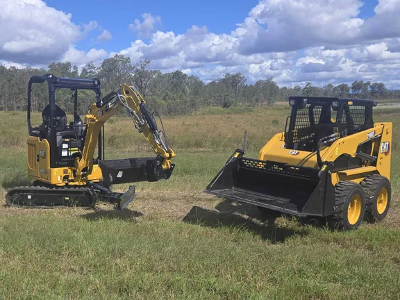 Cat 301.7CR Mini Excavator + Cat 216B3 Skid Steer collection image