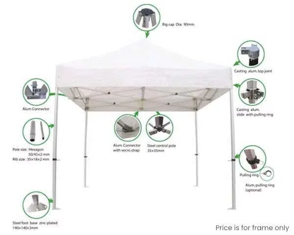 Popup Tent | 10'x10' White Top rental