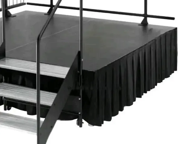 24" Stage Skirt | Per Foot rental