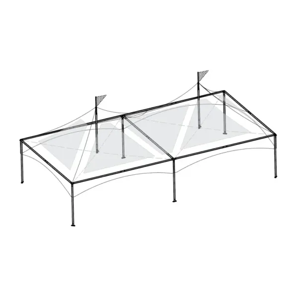 Frame Tent | 20'x40' Clear Top rental