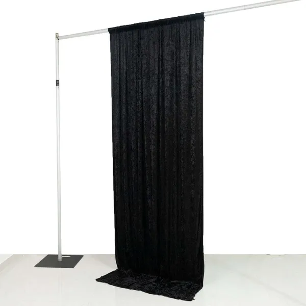 5ft x 10ft Black Drape