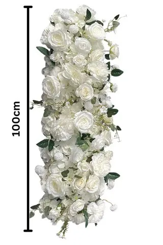 Big Artificial Flowers 1m - White