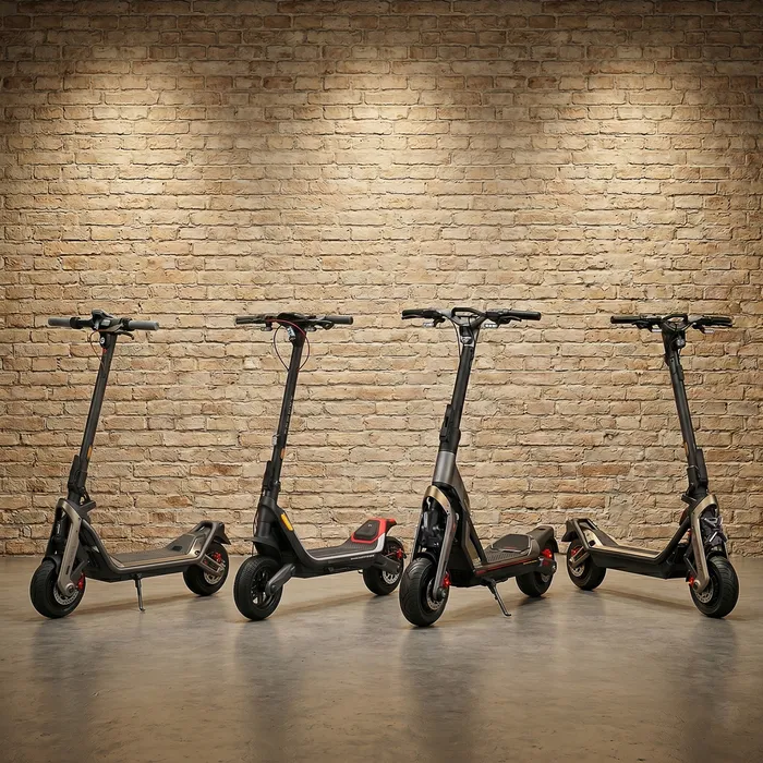 Multiple Segway electric scooters offered through MyPEV Rentals in Jacksonville, FL