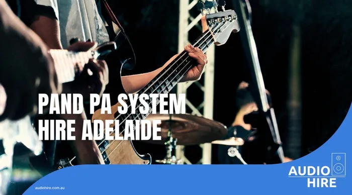 High-powered 5600W Electro-Voice speaker and subwoofer audio setup inside an Adelaide Fringe venue.