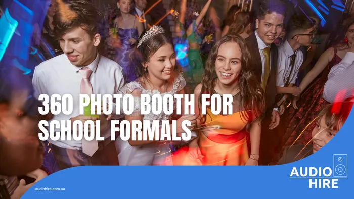 360 photo booth at year 12 formal in Adelaide, SA.