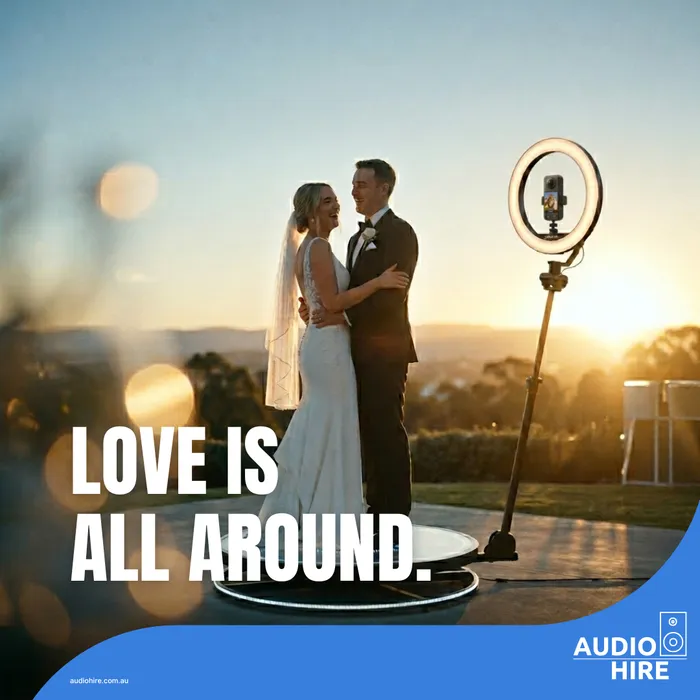 360 Spin Booth for a wedding in Adelaide