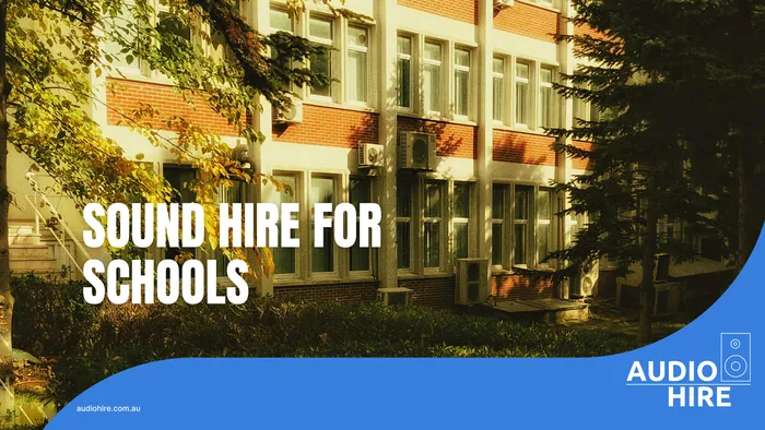 Sound hire for schools in Adeladie