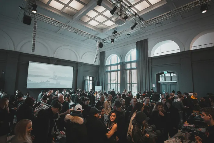 People at a corporate event 