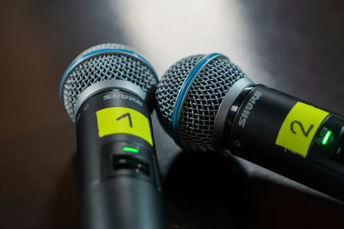 Shure sM58 Wirekess Micriohones Audio Hire Adelaide 