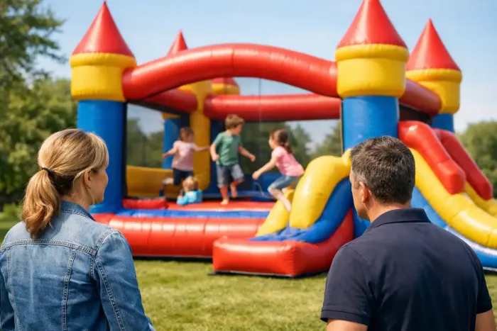 Hoeveel toezicht bij een springkasteel nodig?