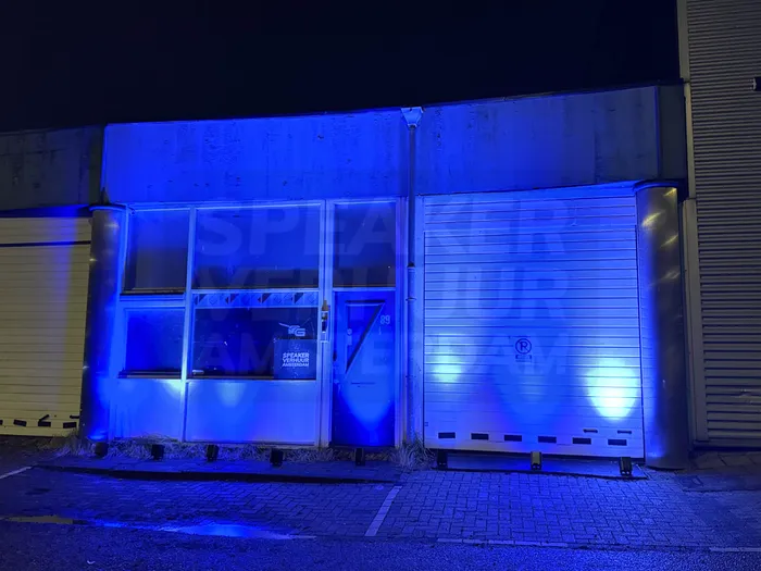 uplights huren Amsterdam pand verlichting