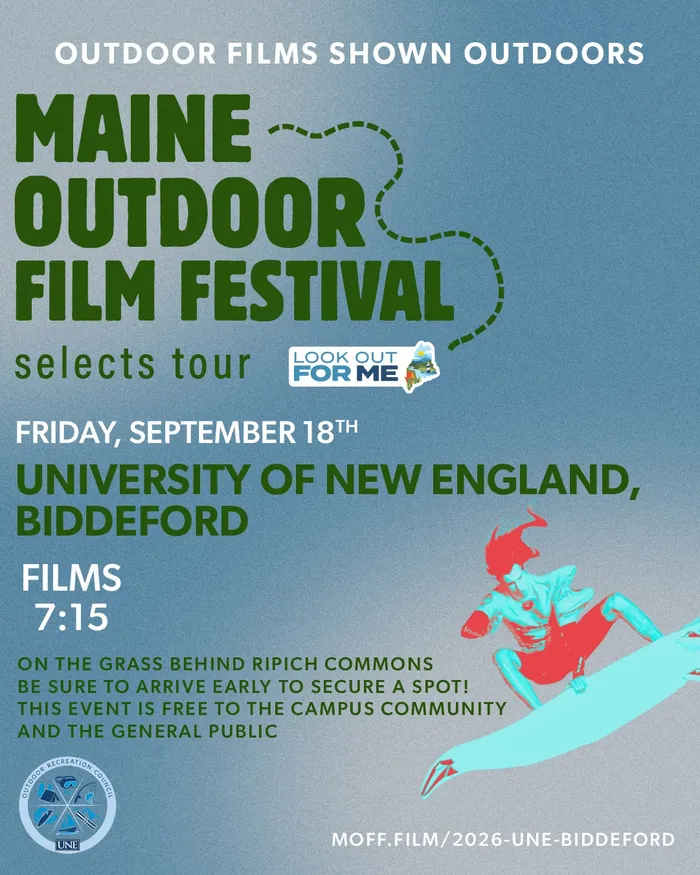 Maine Outdoor Film Festival UNE Poster