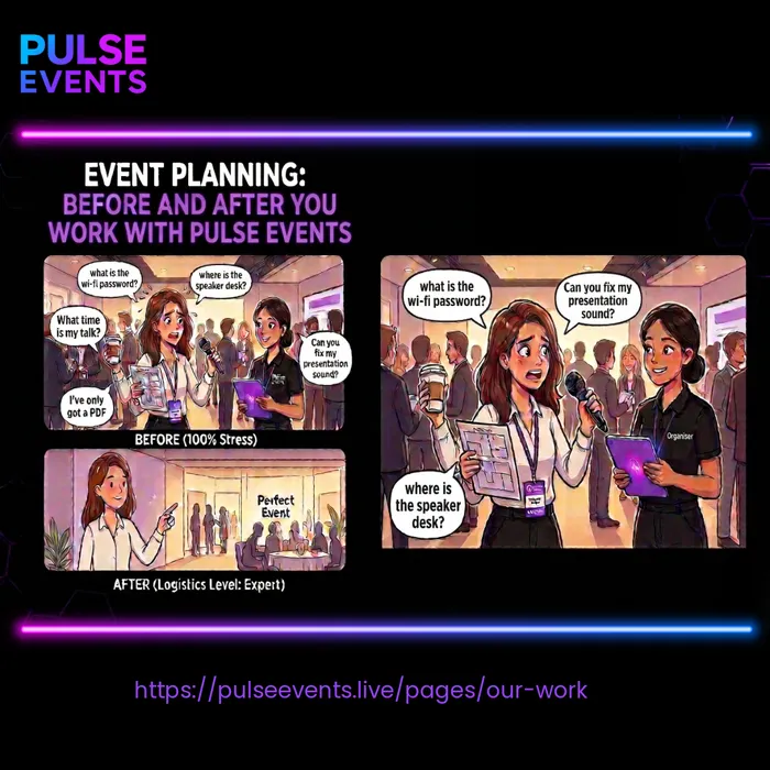 Pulse Events Comic strip