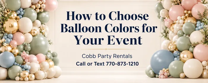 how to choose balloon colors for your event